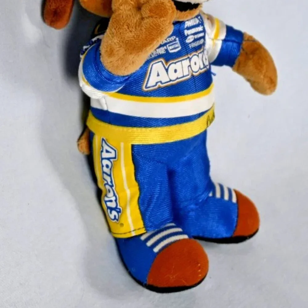 Aaron's Racing Lucky Dog Puppy Racing Advertising Plush Stuffed Animal